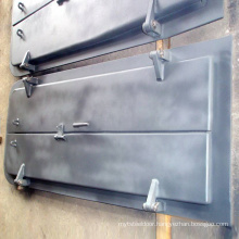 Marine weathered steel door